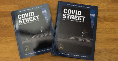 Paperback and Hardback editions of Covid Street book