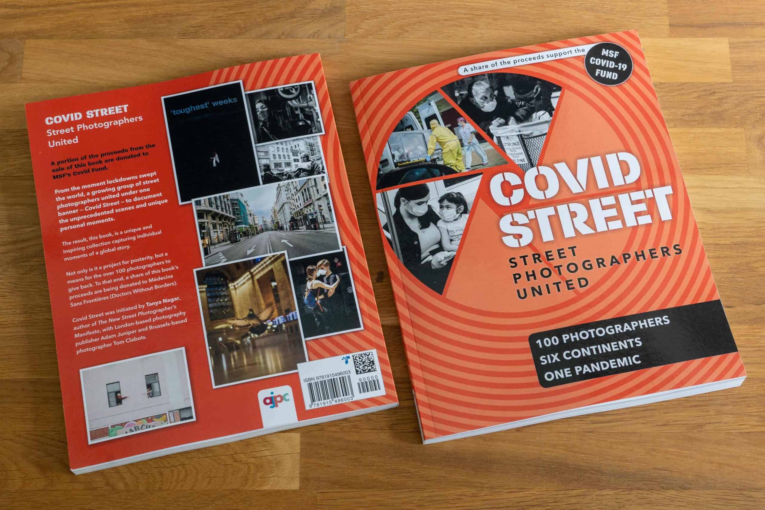 Covid Street Book Front and Back